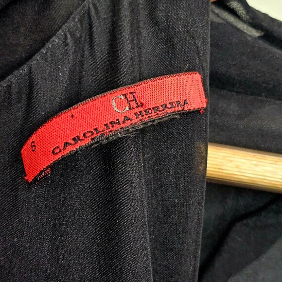 CH by Carolina Herrera Black and Silver Tweed Dres - Picture 11 of 12